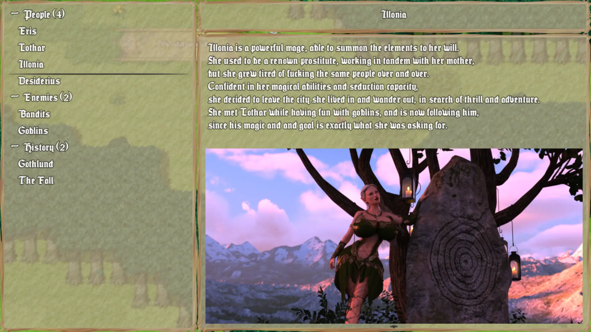 Ballad of Outstanding Bimbo Sorcery gameplay screenshot 6 (Ren'Py adult game) by Screwthename Suscribestar – free download