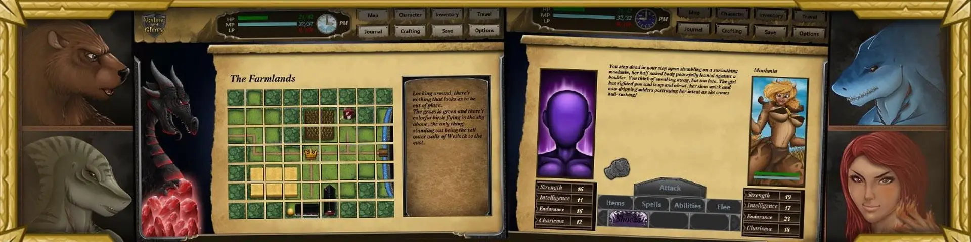 Valor and Glory cover 0.4.9 Citizen version - 0.4.8 Knight version – Ren'Py adult game by Leopold Visette free download