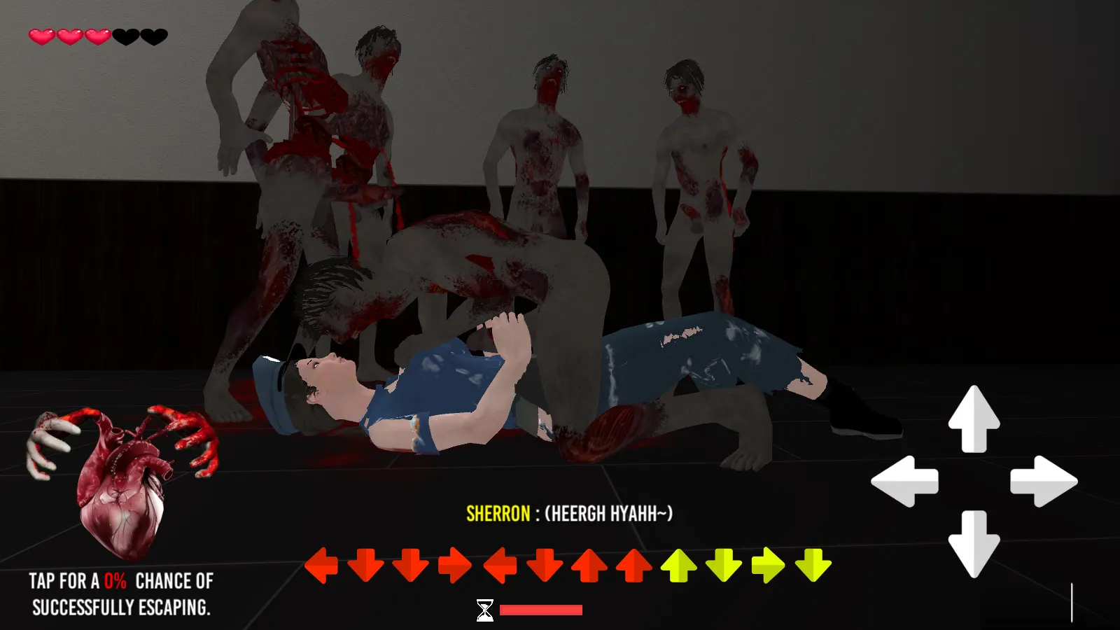 Siren of the Dead gameplay screenshot 3 (Ren'Py adult game) by Silkynomaly – free download