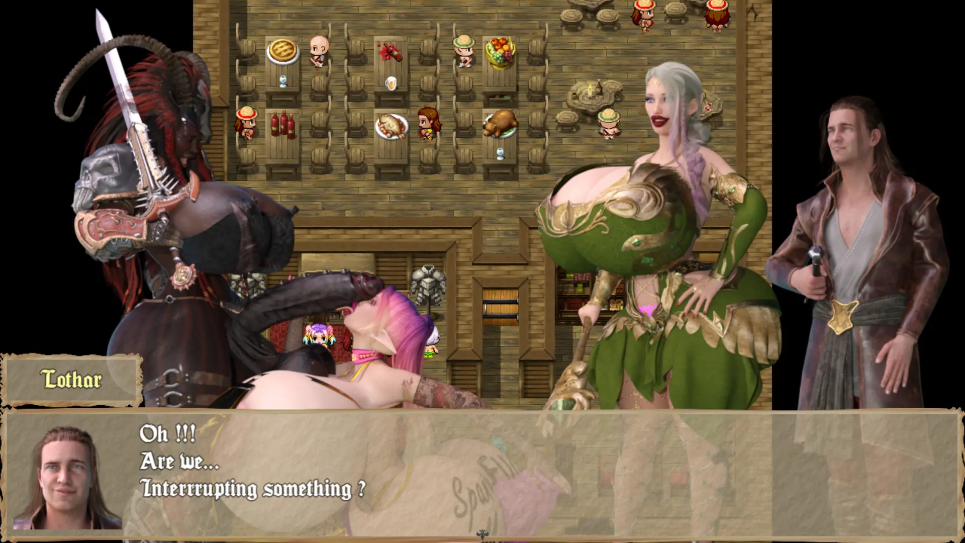 Ballad of Outstanding Bimbo Sorcery gameplay screenshot 16 (Ren'Py adult game) by Screwthename Suscribestar – free download