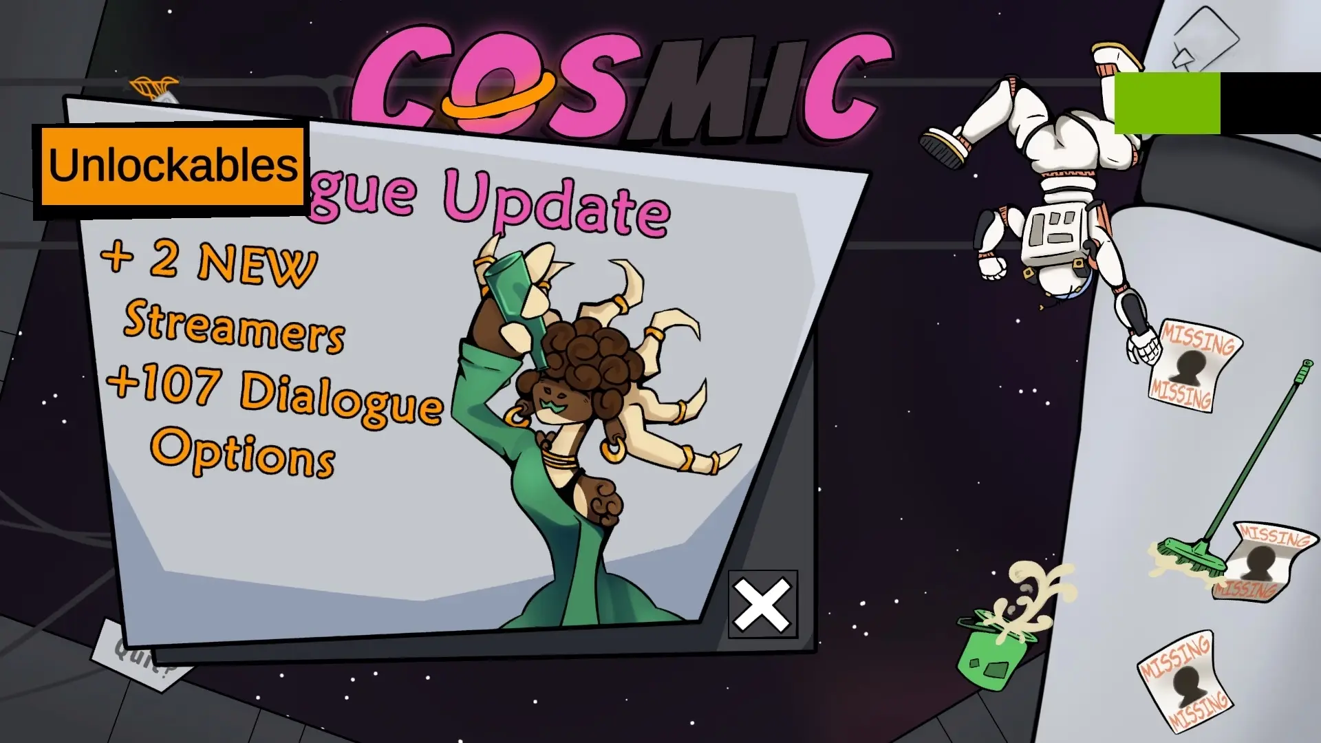 Cosmic Cams gameplay screenshot 4 (Ren'Py adult game) by ATwistedSpirit – free download