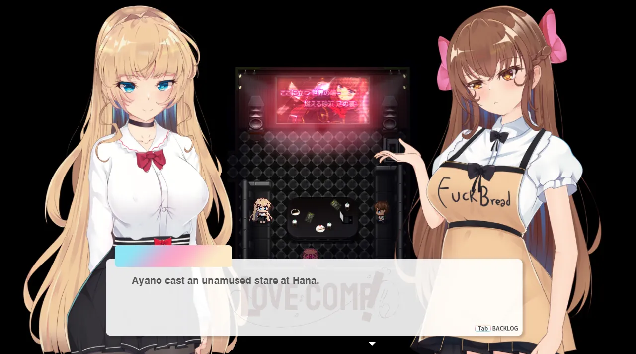 Love ♪ Comp! gameplay screenshot 1 (Ren'Py adult game) by Kagami Works – free download