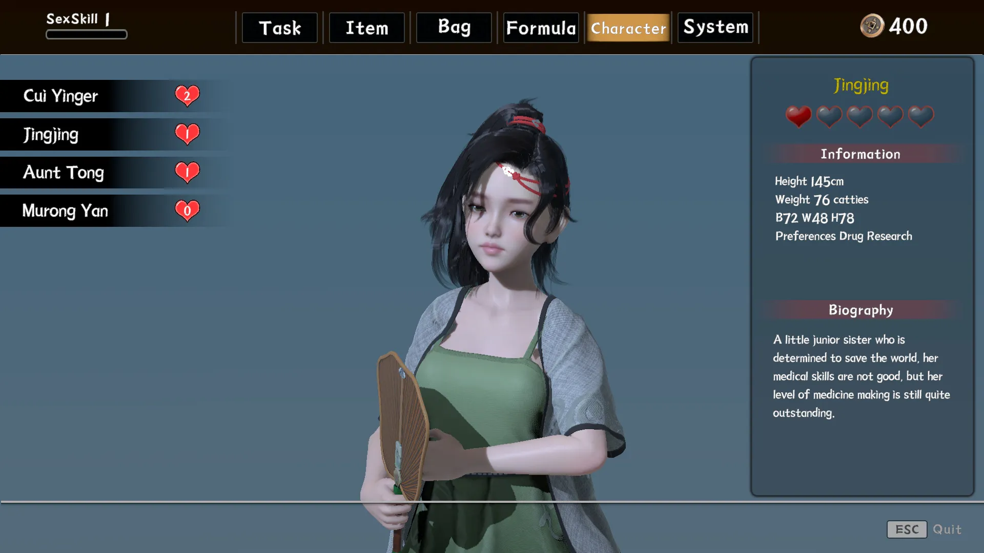 Romantic Escapades gameplay screenshot 7 (Ren'Py adult game) by Salamander Interactive – free download