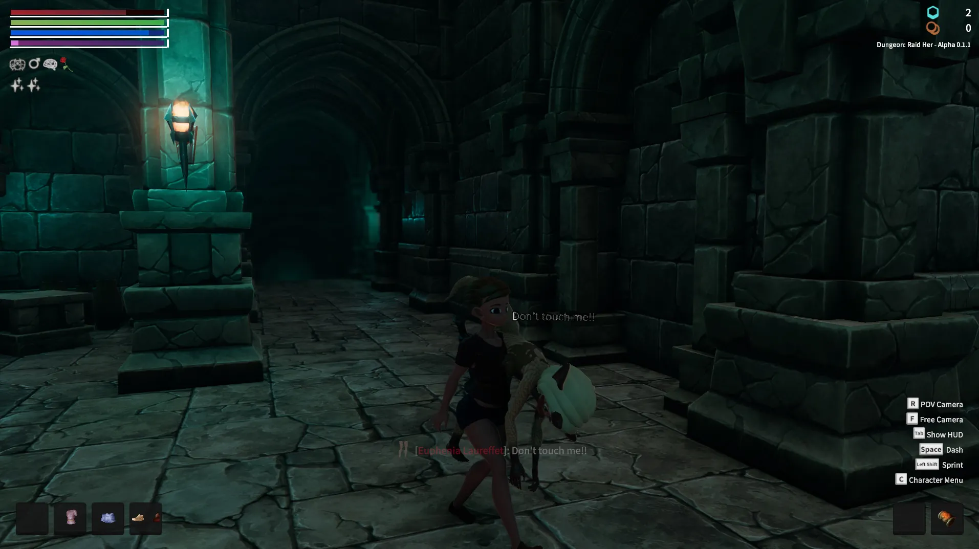 Dungeon: Raid Her gameplay screenshot 1 (Ren'Py adult game) by keepherdev – free download