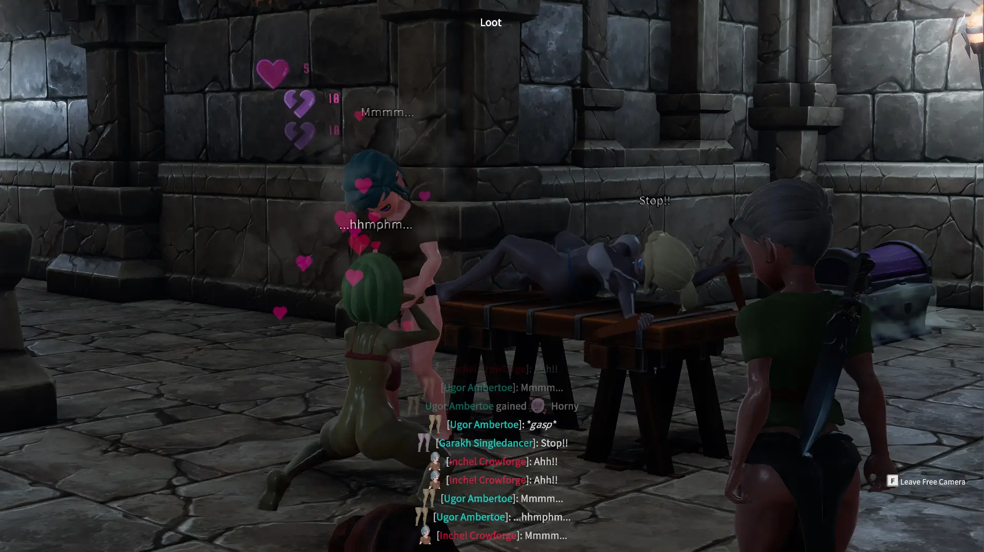 Dungeon: Raid Her gameplay screenshot 2 (Ren'Py adult game) by keepherdev – free download