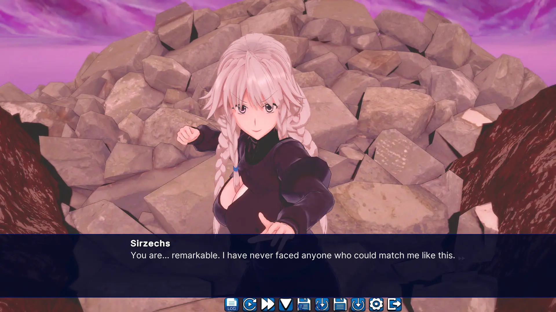 Digital Crush – Grayfia gameplay screenshot 6 (Ren'Py adult game) by Winterfire – free download