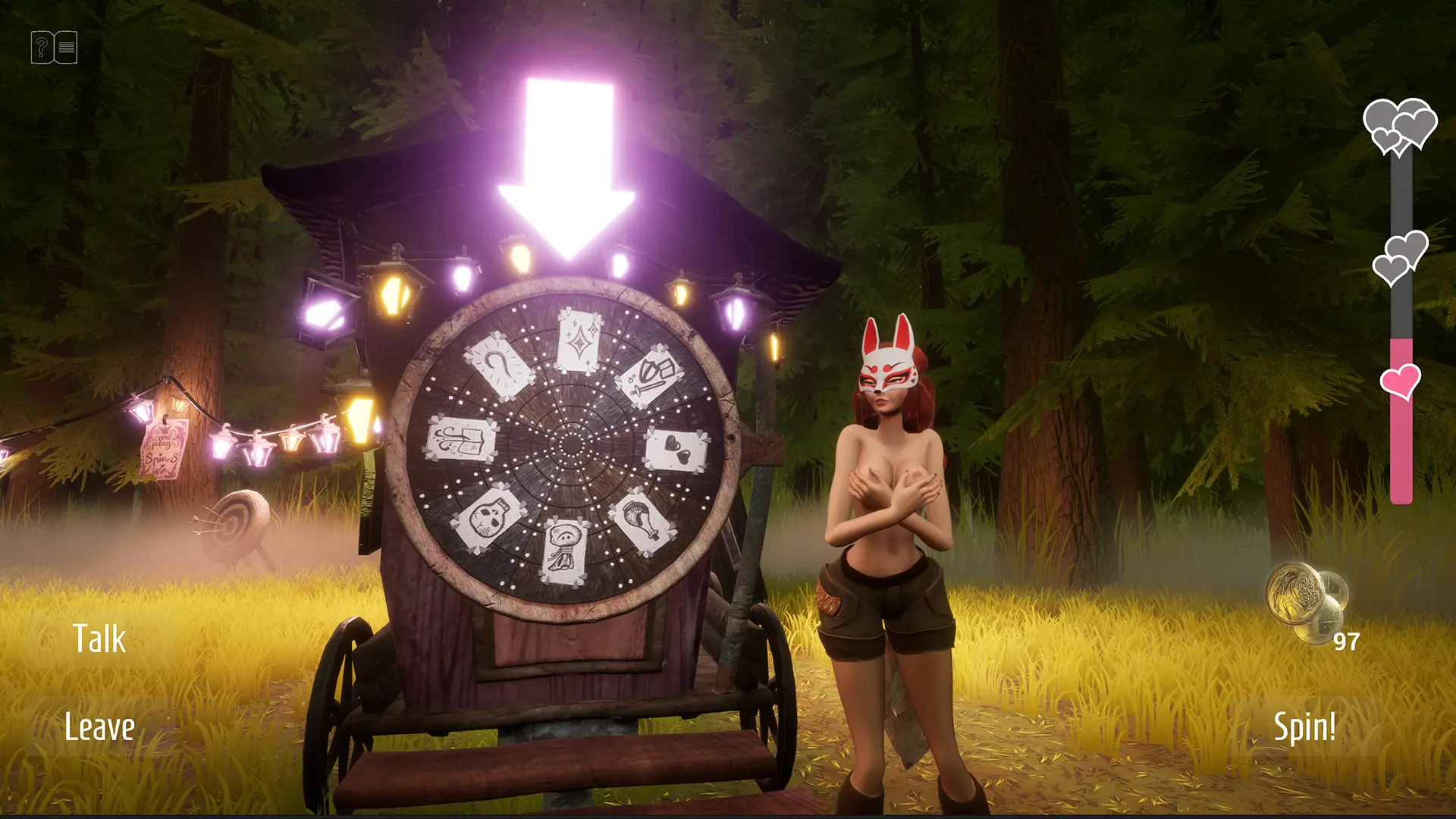Twiwood Tales gameplay screenshot 4 (Ren'Py adult game) by ENTITIES – free download