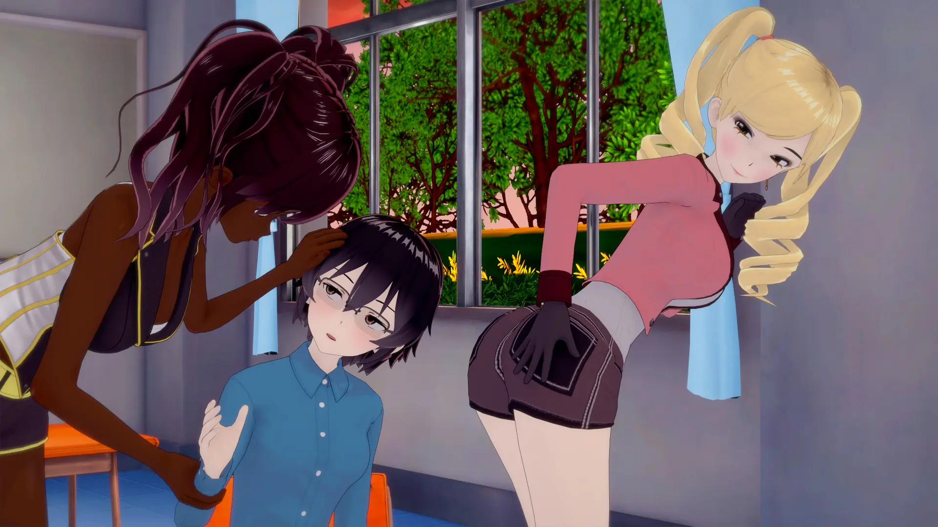 Domme Lesbian Memories gameplay screenshot 9 (Ren'Py adult game) by Kazumatsu – free download