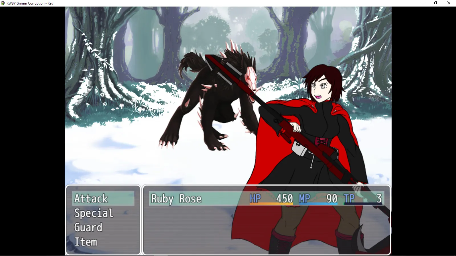 Grimm Corruption – Red Trailer cover FINAL – Ren'Py adult game by Patchworkheart Productions free download