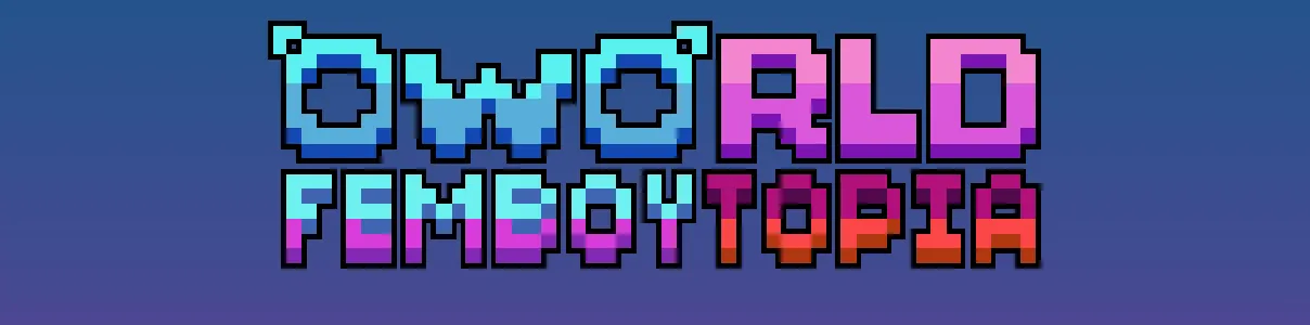 OwOrld Femboytopia cover demo – Ren'Py adult game by CuteBakery free download