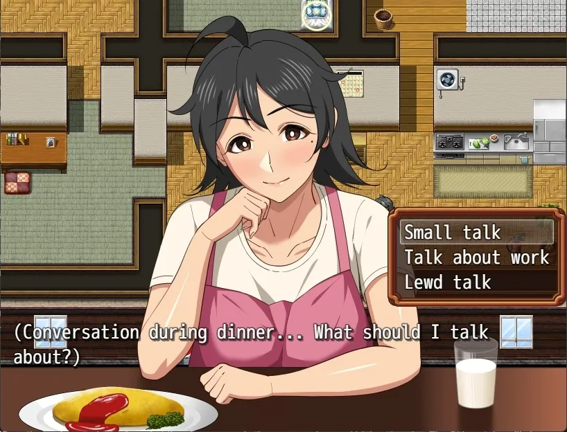 Everyday life with mother! Love Life RPG gameplay screenshot 4 (Ren'Py adult game) by Haruharutei – free download