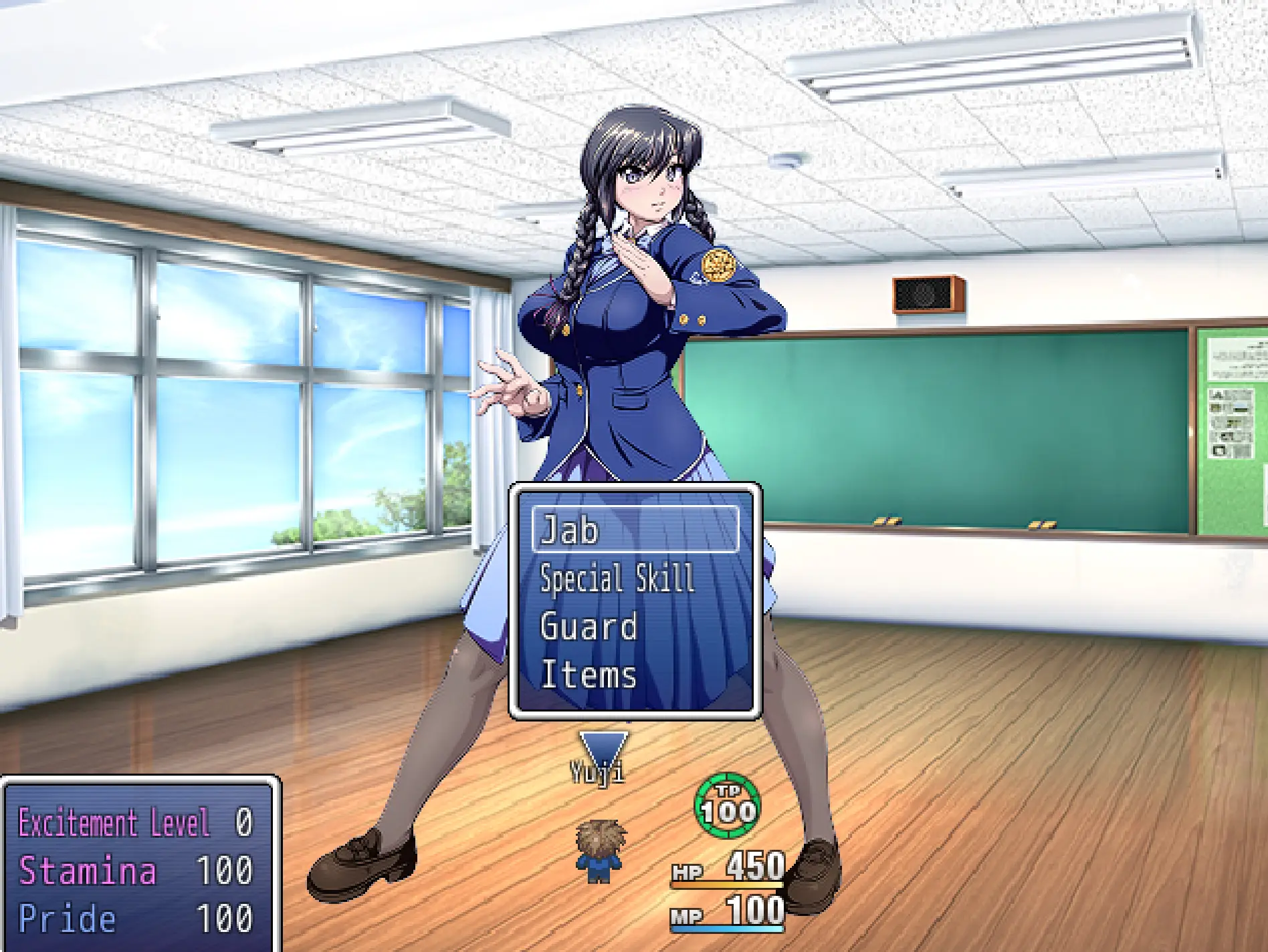 Afterschool Mix Fighters Boy VS Girl Battle gameplay screenshot 7 (Ren'Py adult game) by Kamikura Style Association – free download
