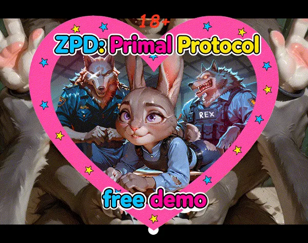 ZPD Primal Protocol cover Full – Ren'Py adult game by Real Hardcore free download
