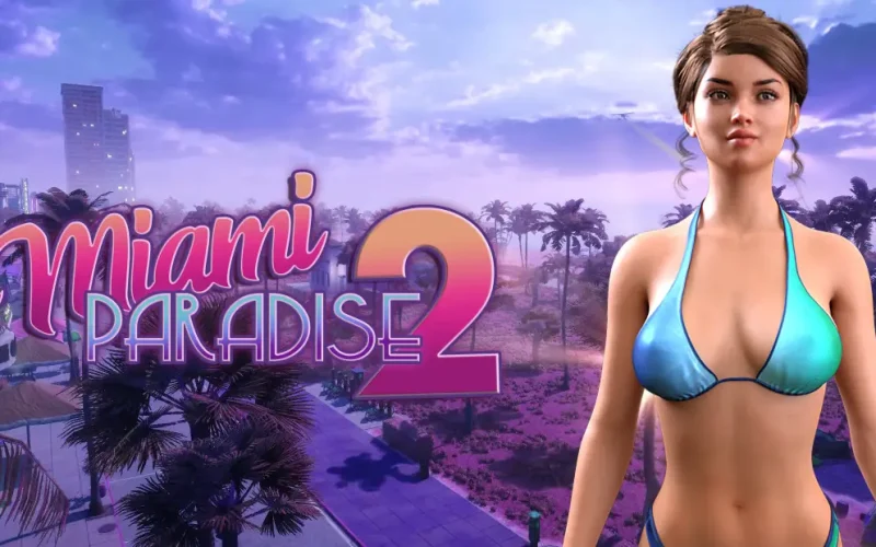 Miami Paradise 2 cover Demo – Ren'Py adult game by Entropy Digital Entertainment free download