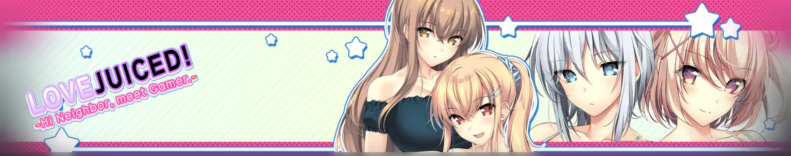 LOVEJUICED! -Hi Neighbor, meet Gamer.- cover 2026-03-03 – Ren'Py adult game by Atelier KAGUYA free download