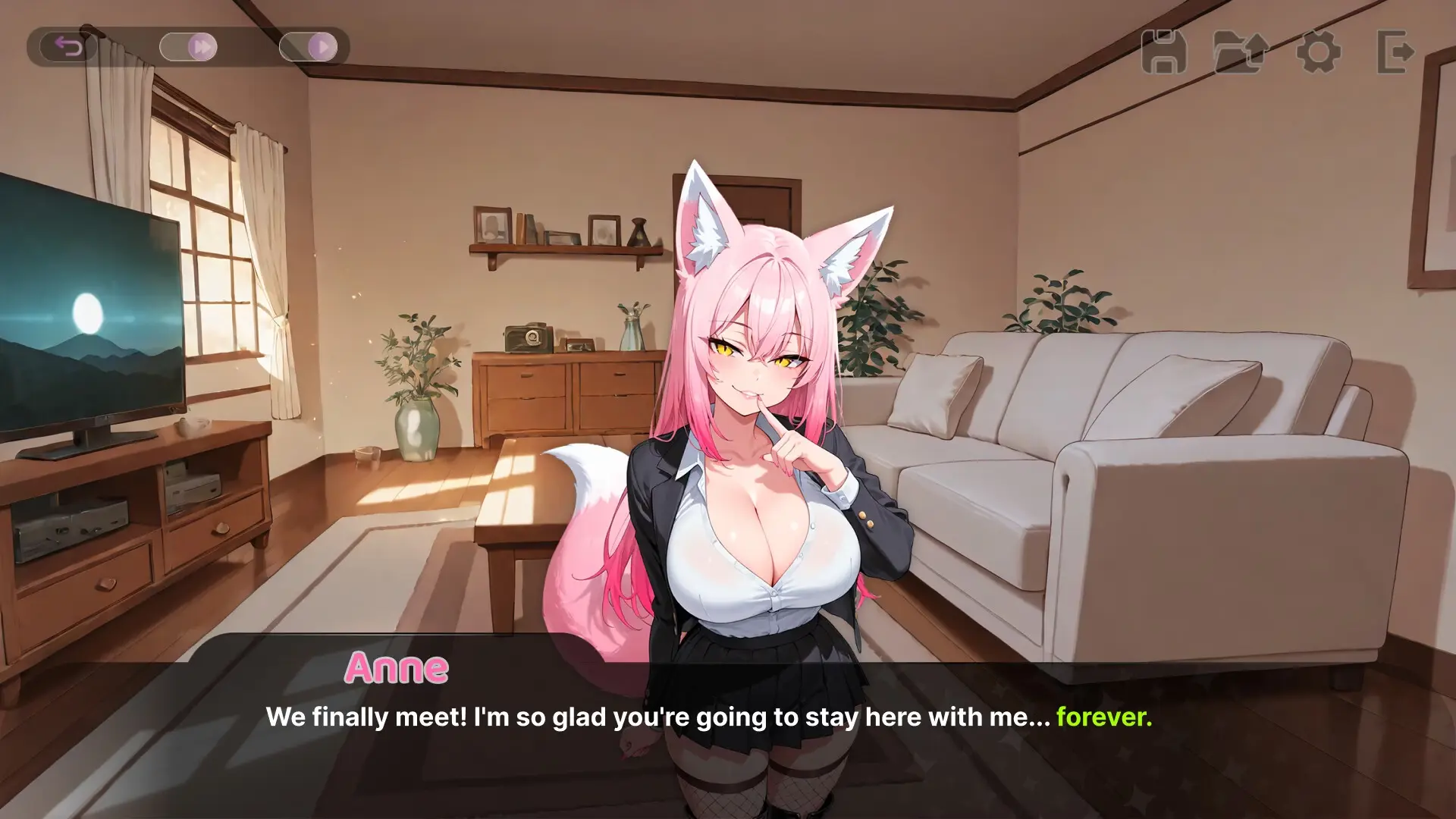 SexSide gameplay screenshot 3 (Ren'Py adult game) by Fantasy Games – free download