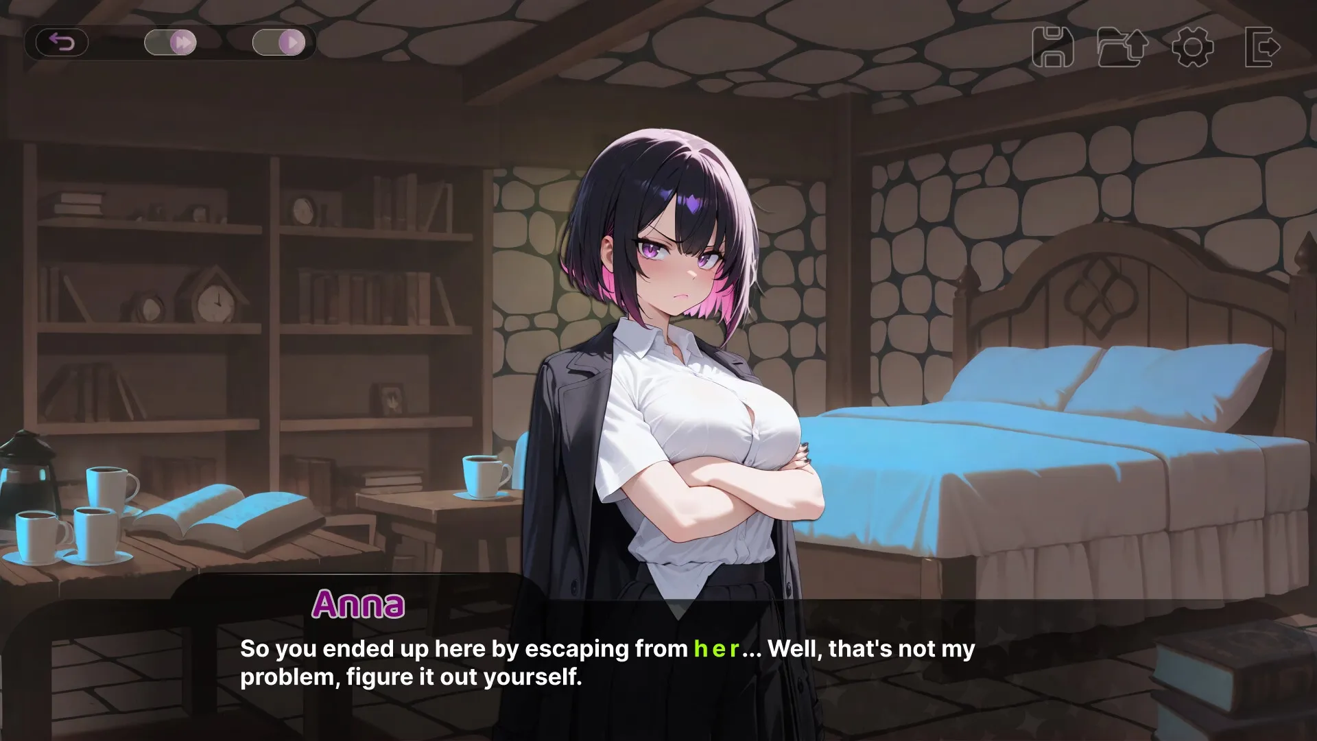 SexSide gameplay screenshot 8 (Ren'Py adult game) by Fantasy Games – free download