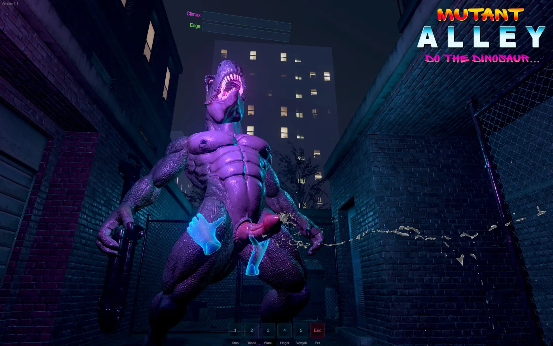 Mutant Alley gameplay screenshot 7 (Ren'Py adult game) by Tyranno – free download