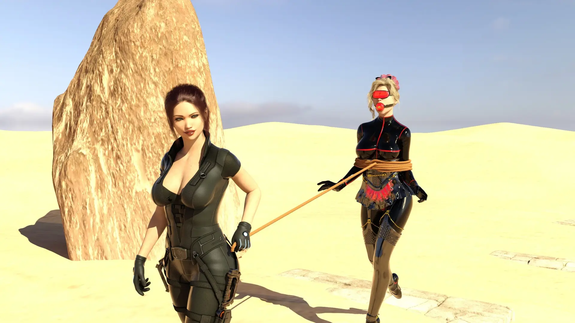 No Escape: Game Edition! cover 0.34.2 – Ren'Py adult game by Scriptor free download