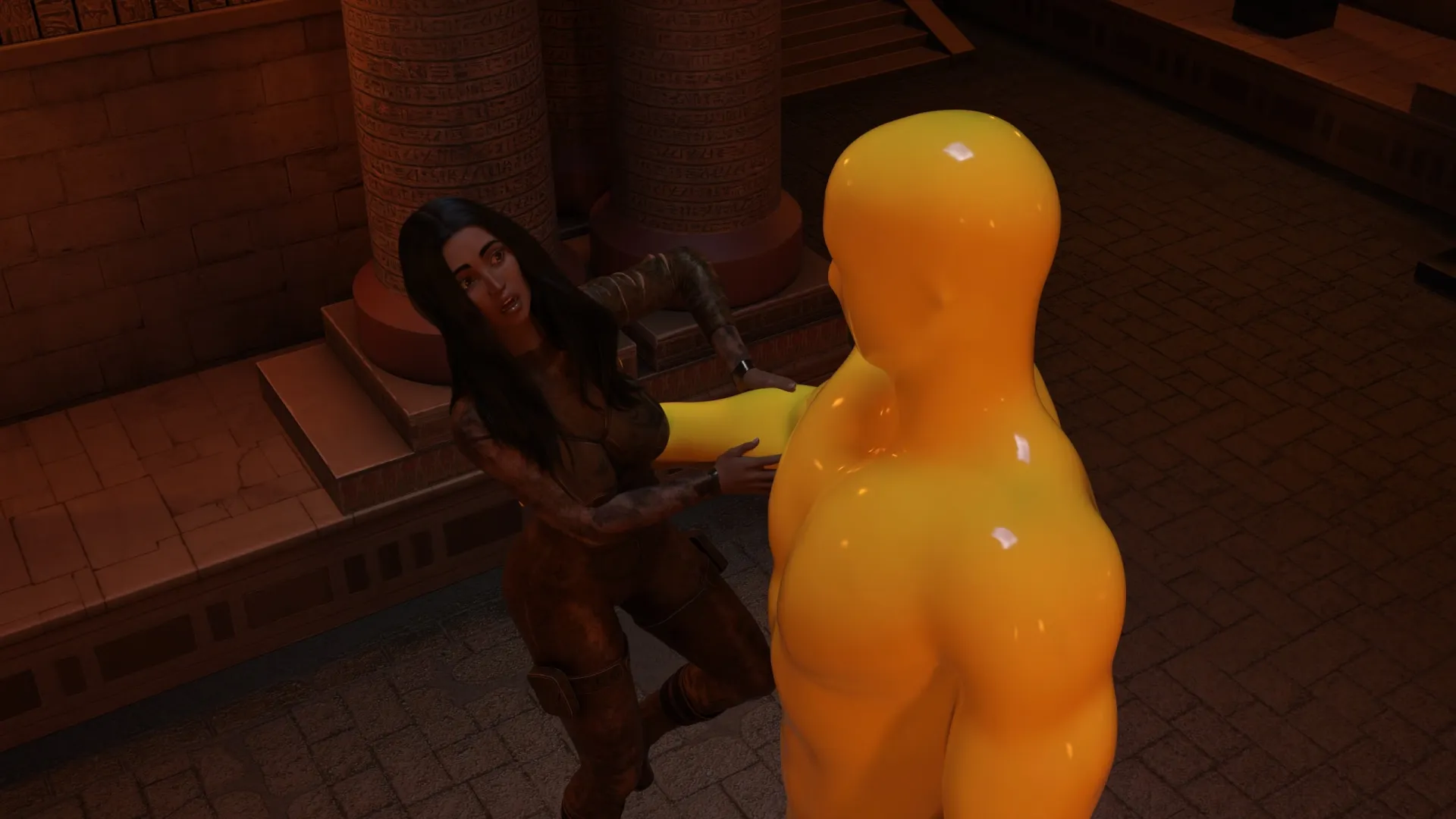 No Escape: Game Edition! gameplay screenshot 1 (Ren'Py adult game) by Scriptor – free download