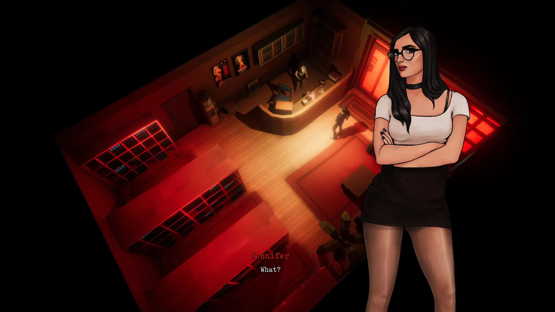 The Night Driver gameplay screenshot 7 (Ren'Py adult game) by BlackToad – free download