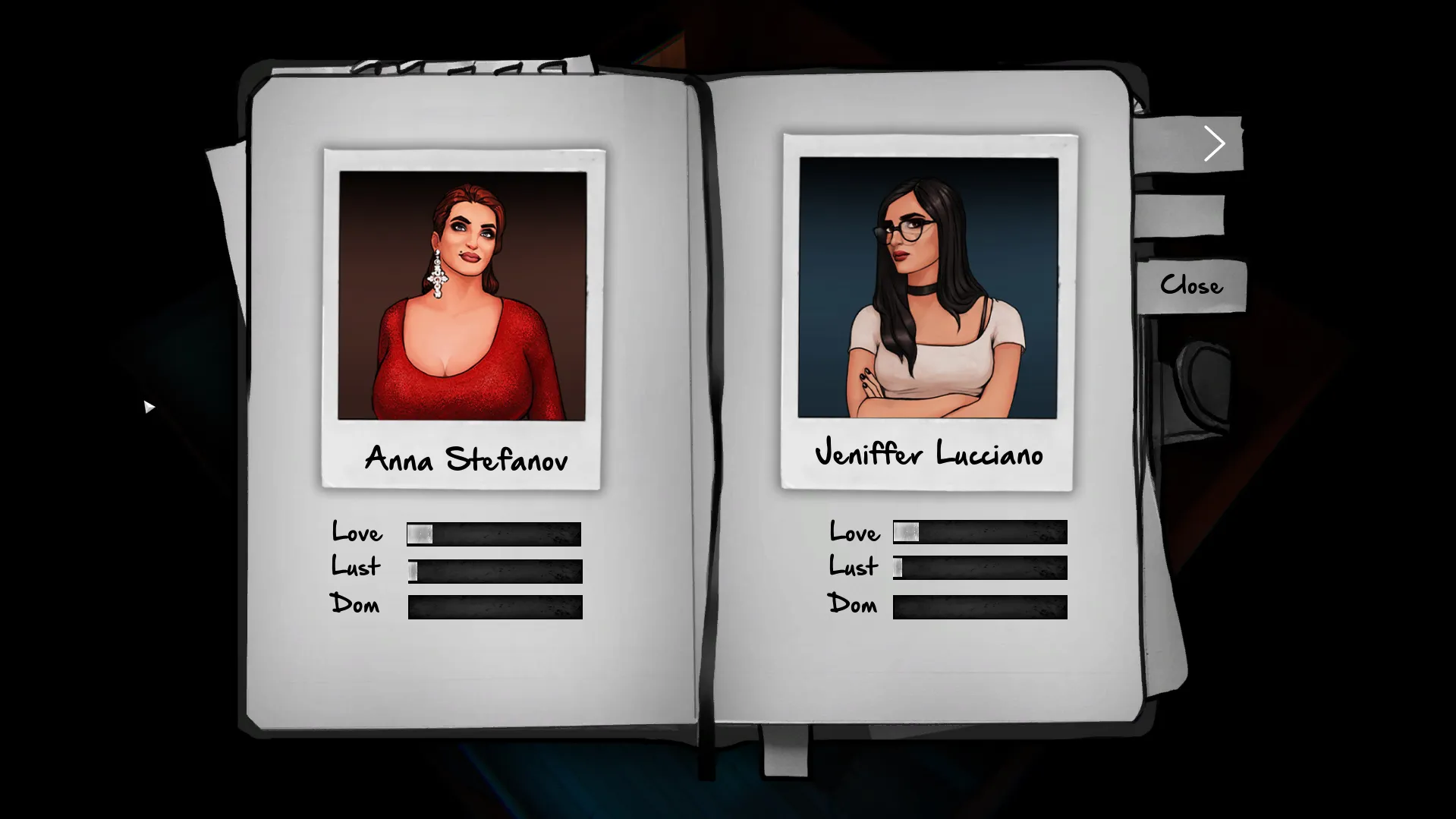 The Night Driver gameplay screenshot 6 (Ren'Py adult game) by BlackToad – free download