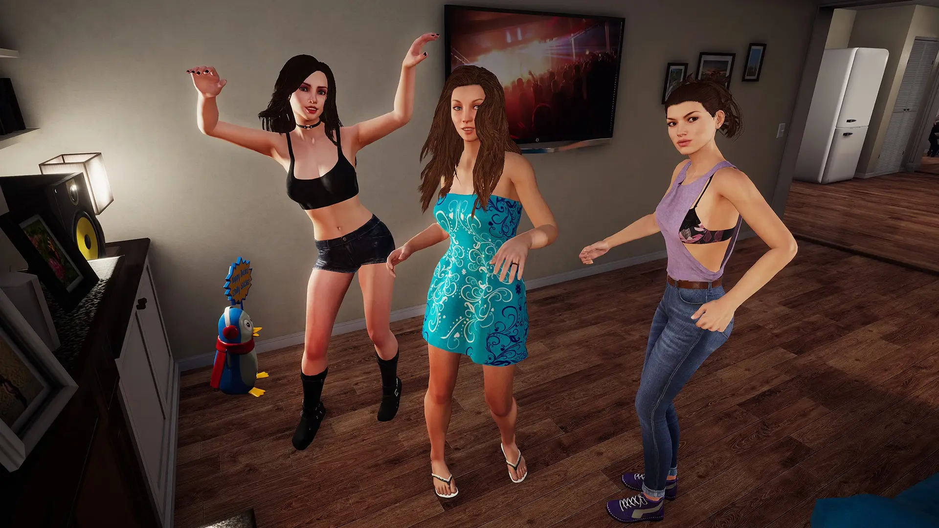 House Party gameplay screenshot 8 (Ren'Py adult game) by Eek! Games – free download