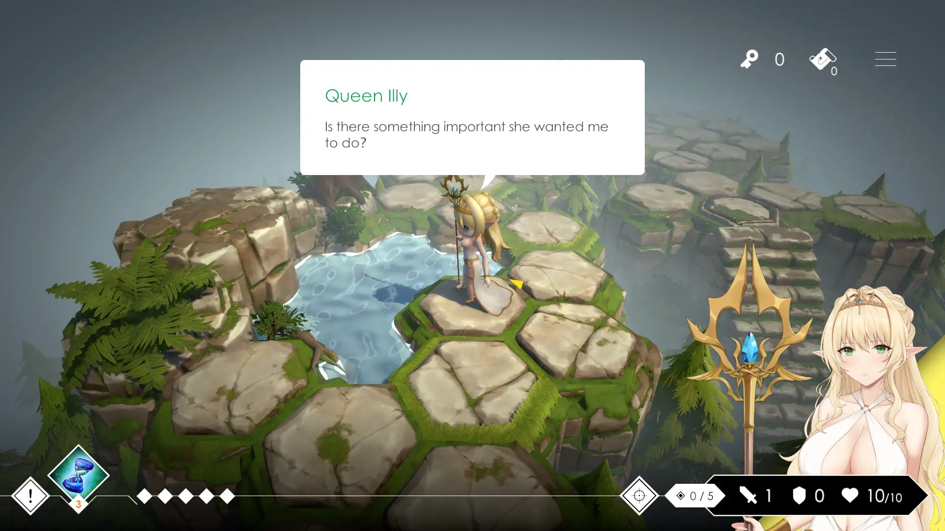 Loop Queen-Escape Dungeon 3 gameplay screenshot 6 (Ren'Py adult game) by Hide Games – free download