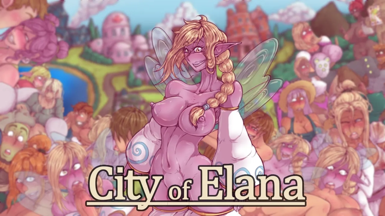 City of Elana cover Alpha 1.0 – Ren'Py adult game by Knot Games free download