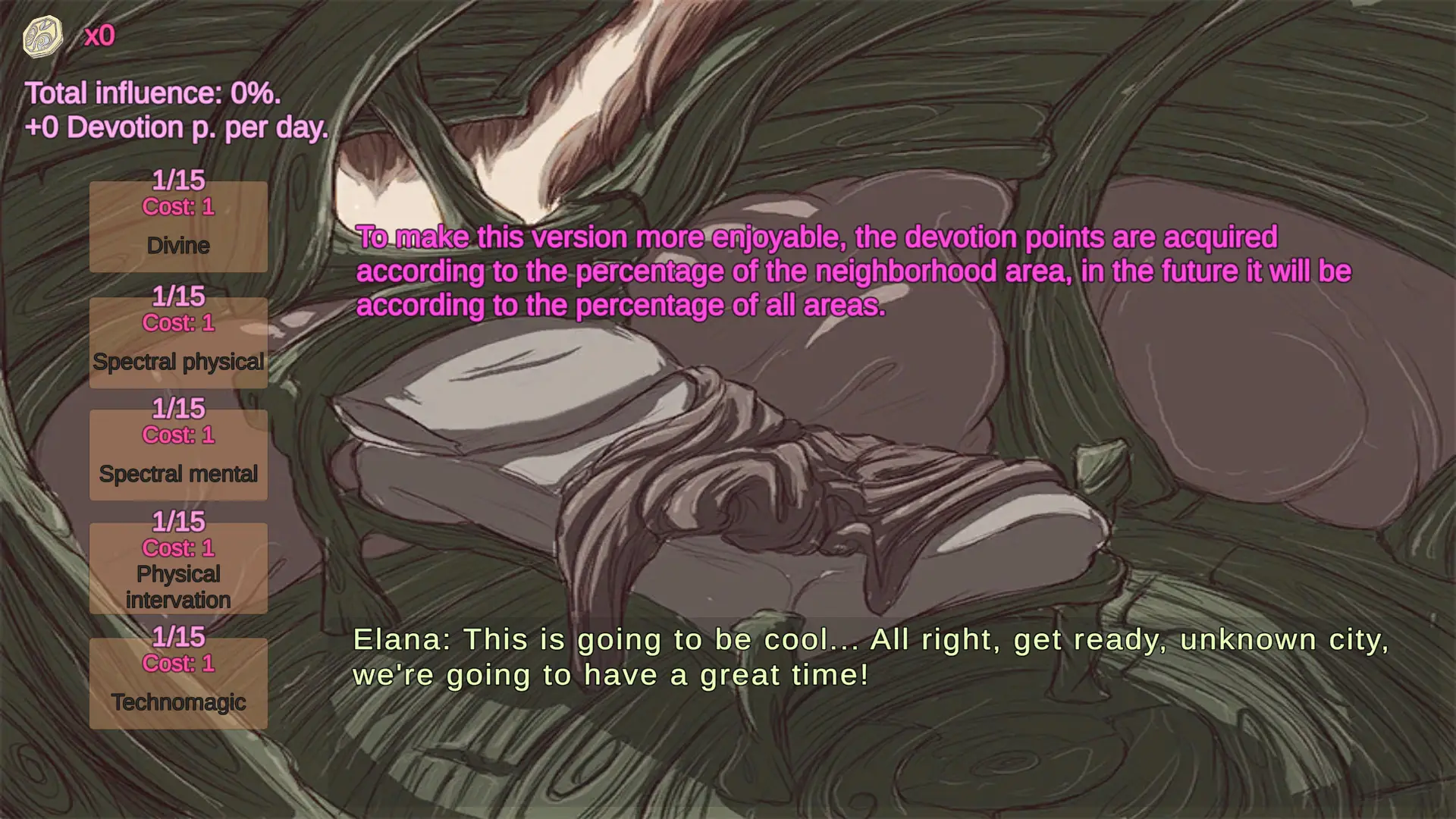 City of Elana gameplay screenshot 6 (Ren'Py adult game) by Knot Games – free download