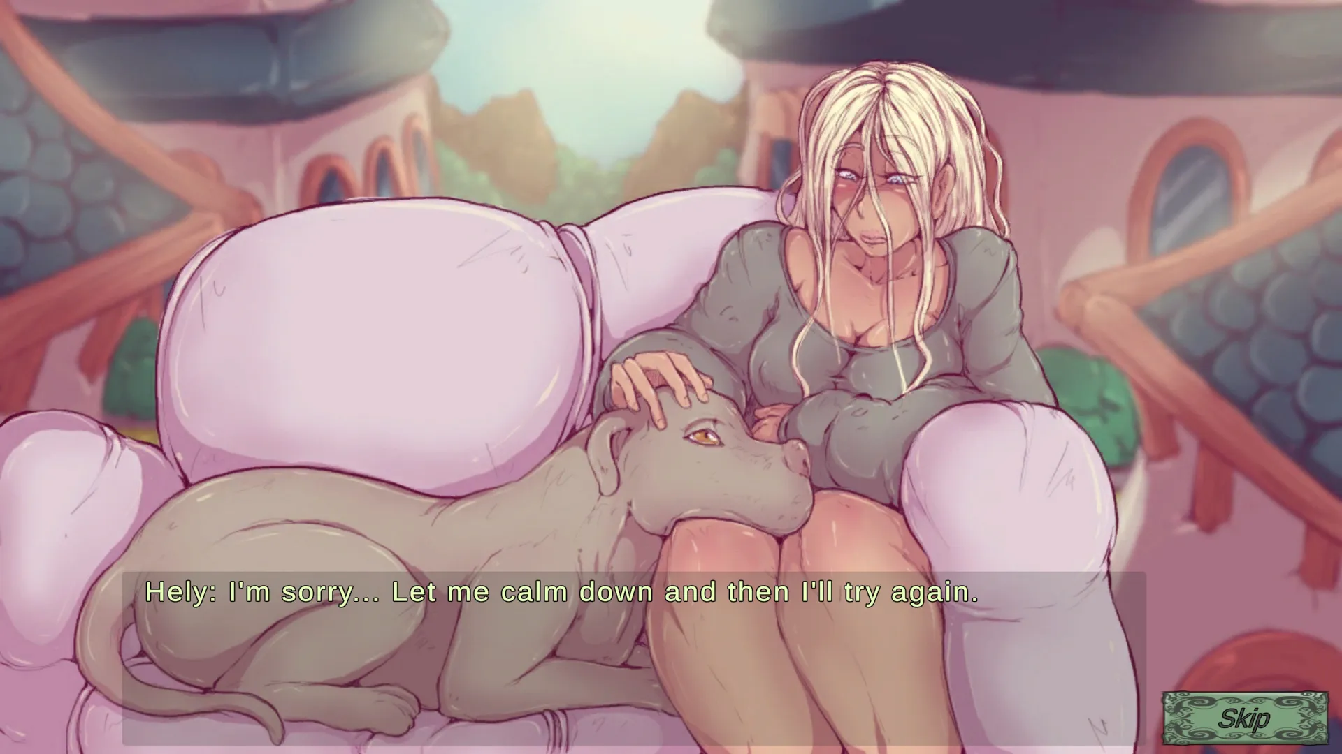 City of Elana gameplay screenshot 1 (Ren'Py adult game) by Knot Games – free download