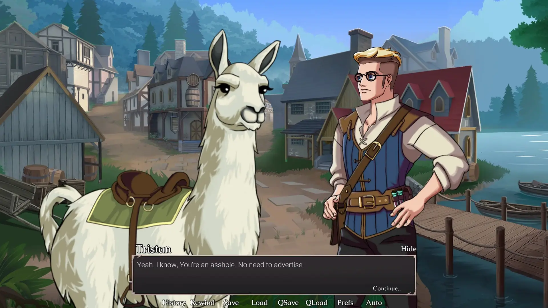 Sinners Landing gameplay screenshot 11 (Ren'Py adult game) by Flexible Media – free download