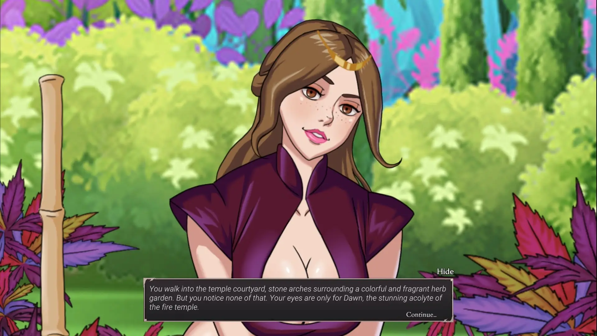 Sinners Landing gameplay screenshot 5 (Ren'Py adult game) by Flexible Media – free download