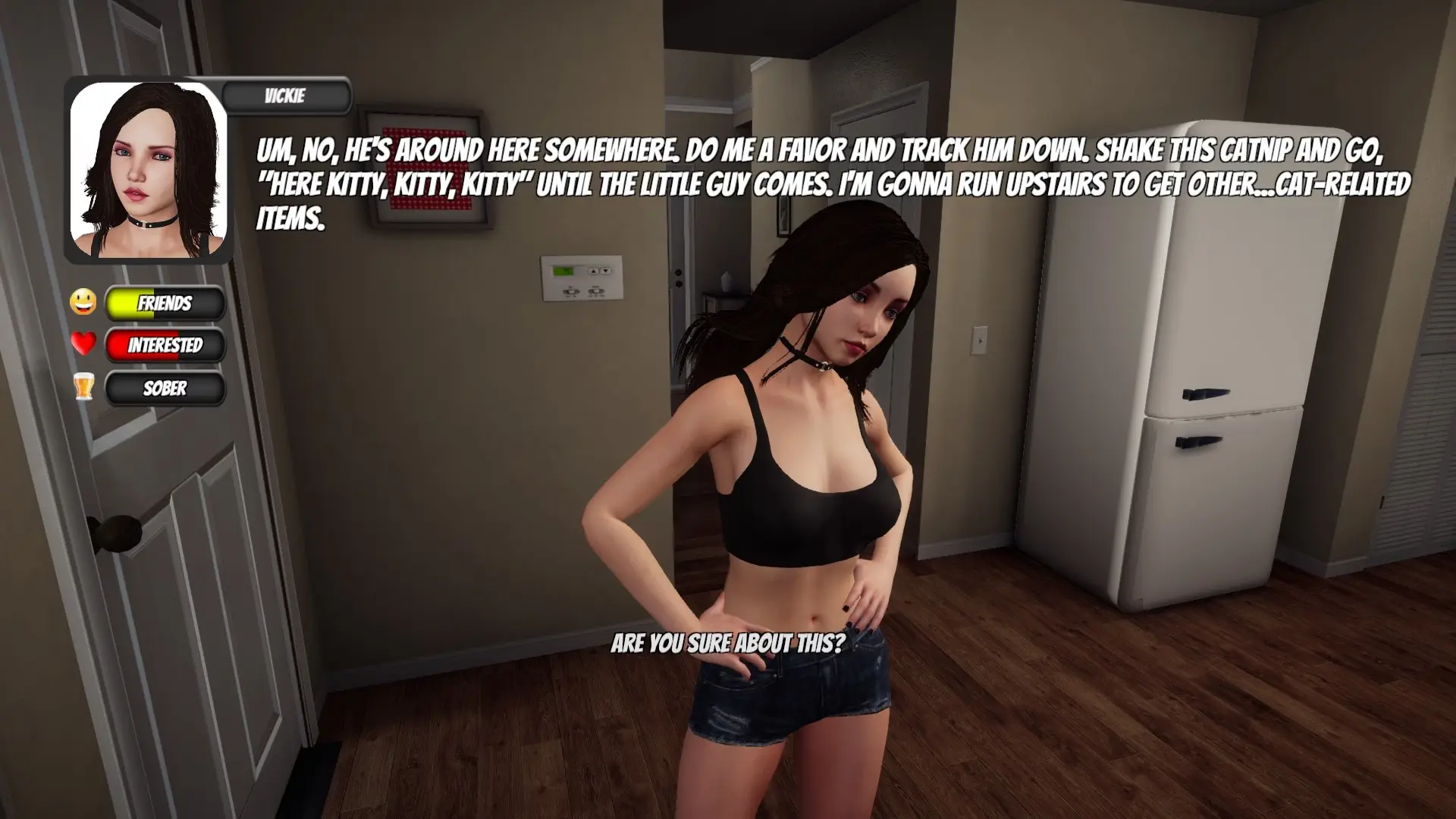 House Party gameplay screenshot 12 (Ren'Py adult game) by Eek! Games – free download