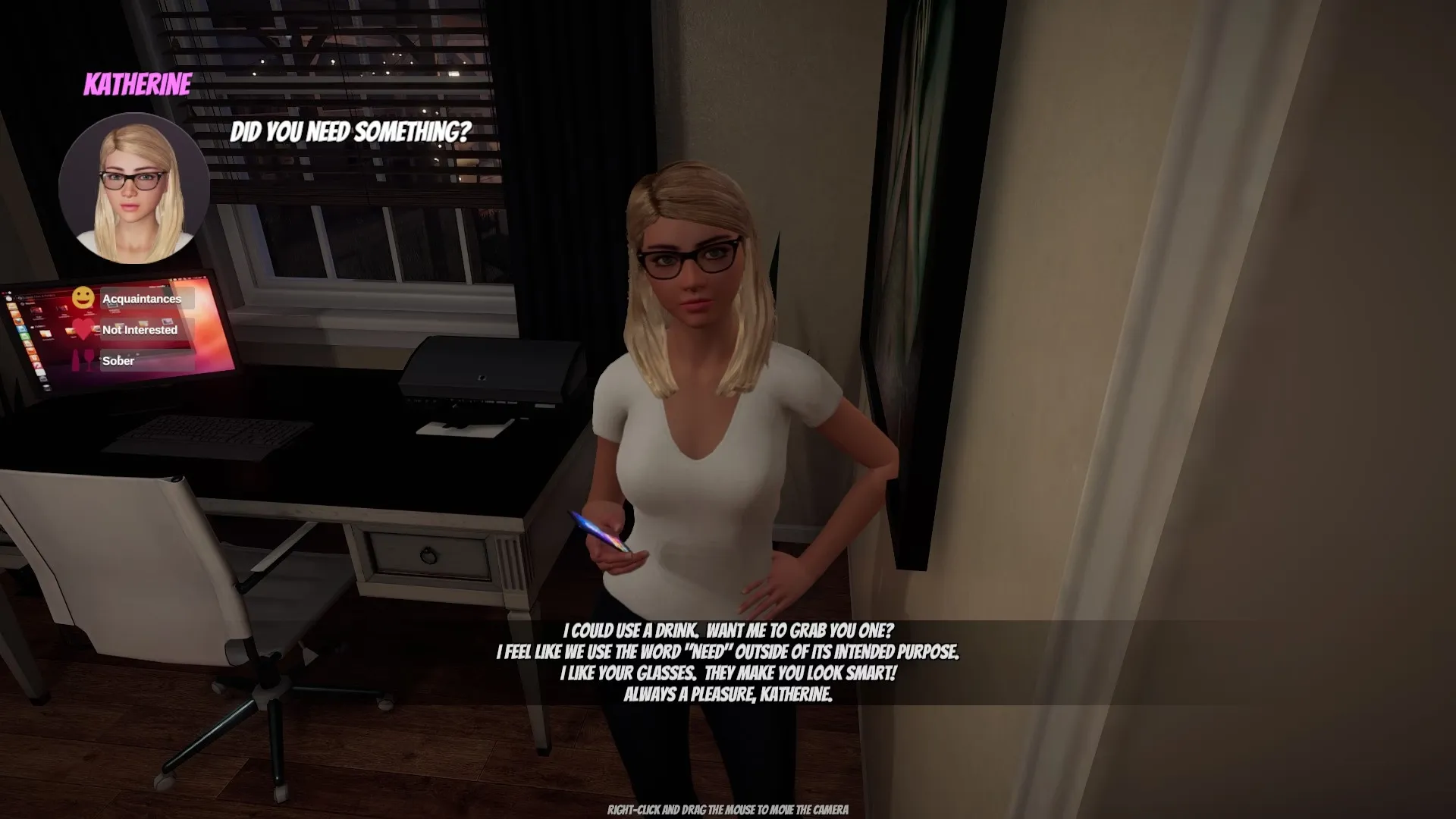 House Party gameplay screenshot 14 (Ren'Py adult game) by Eek! Games – free download
