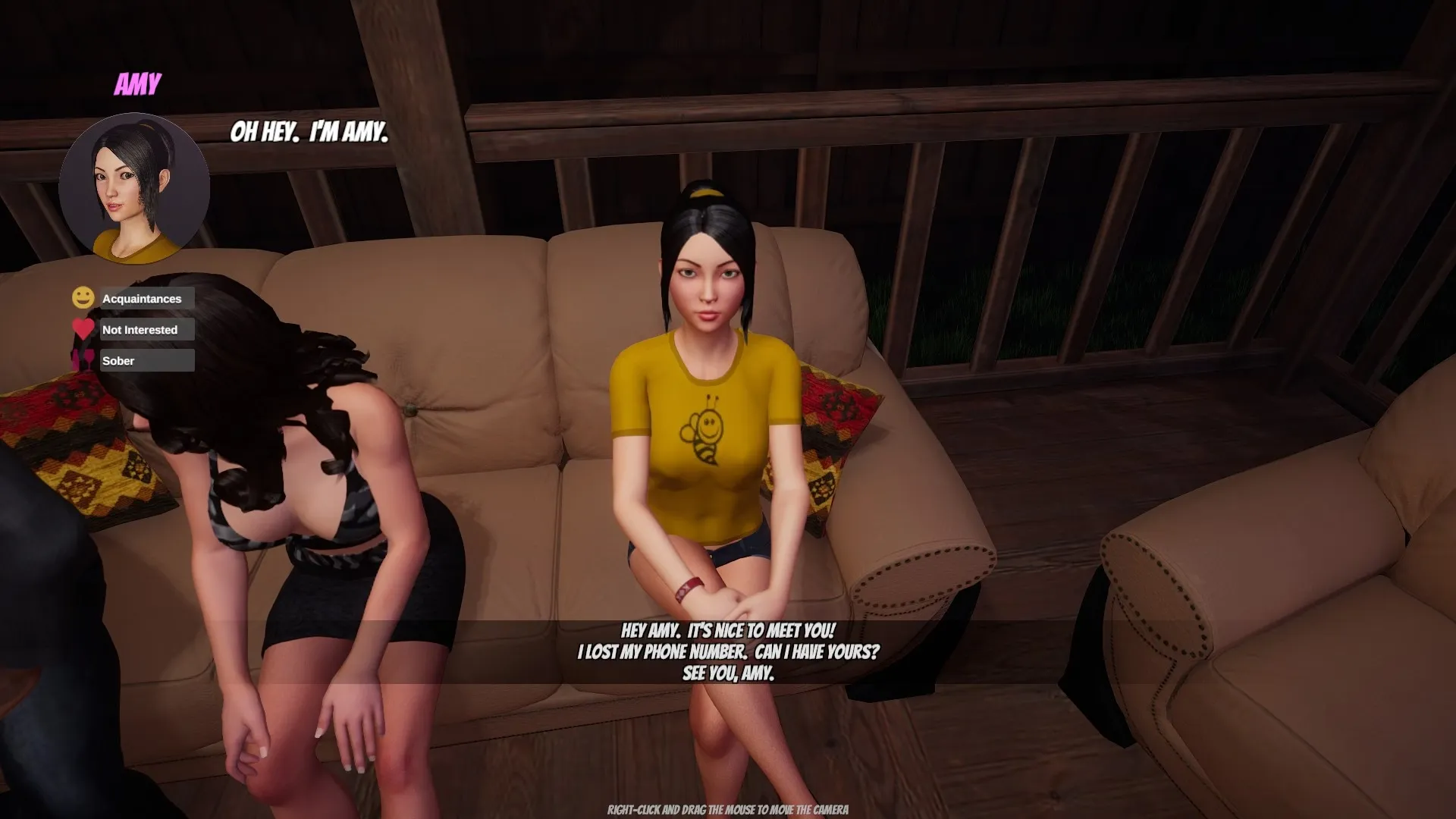 House Party gameplay screenshot 15 (Ren'Py adult game) by Eek! Games – free download