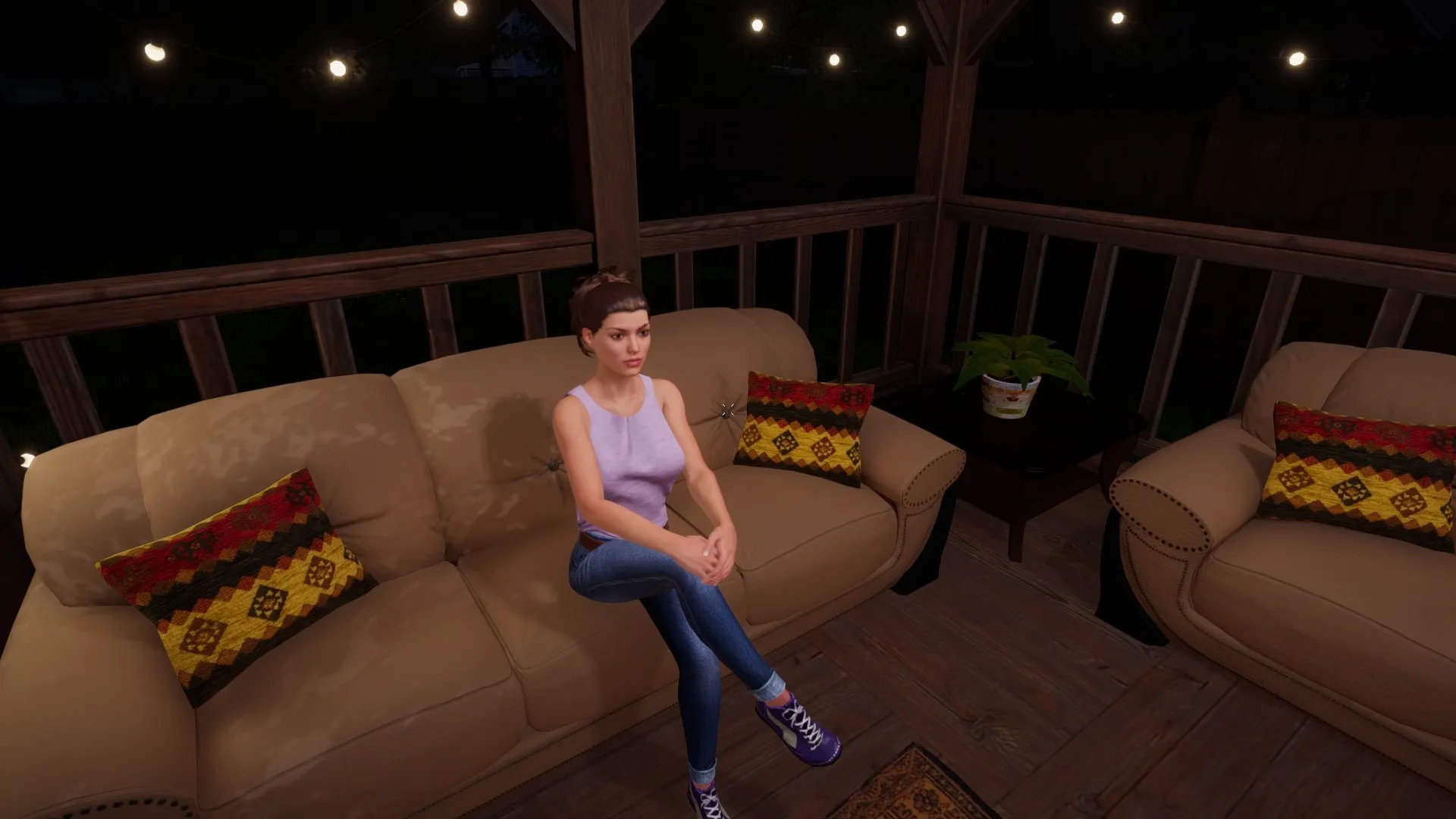 House Party gameplay screenshot 2 (Ren'Py adult game) by Eek! Games – free download