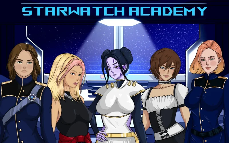 Starwatch Academy cover 0.4.2a – HTML adult game by Jaded Dreams free download