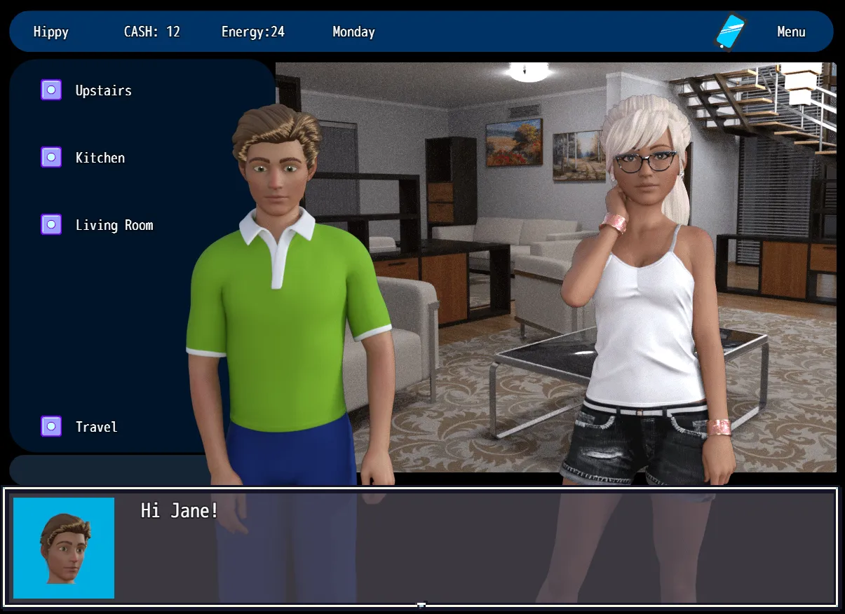 Reversed gameplay screenshot 6 (Ren'Py adult game) by HappyHGames – free download