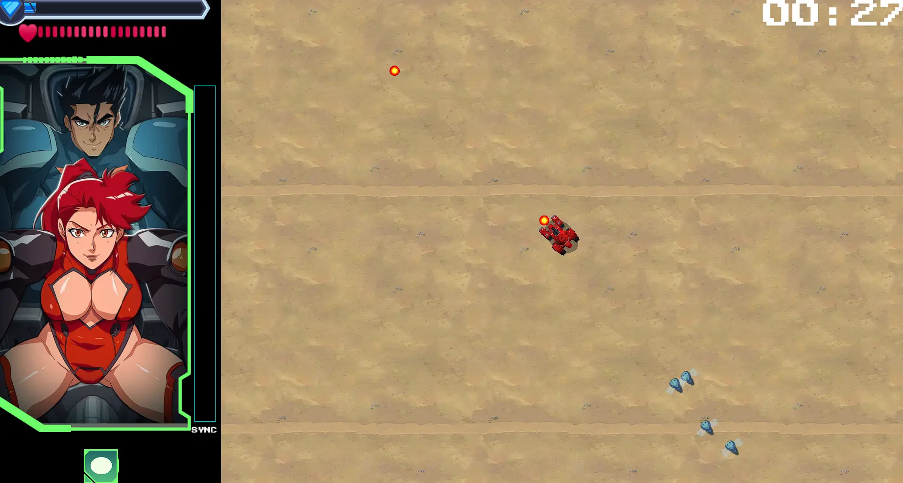 Ero-Tank Brigade. Let’s Survive! gameplay screenshot 3 (Ren'Py adult game) by melongungames – free download