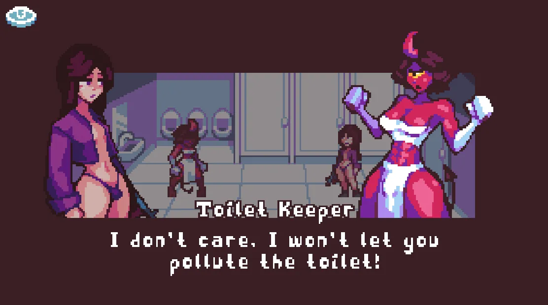 Peach Dungeon gameplay screenshot 5 (Ren'Py adult game) by Angry Peach – free download