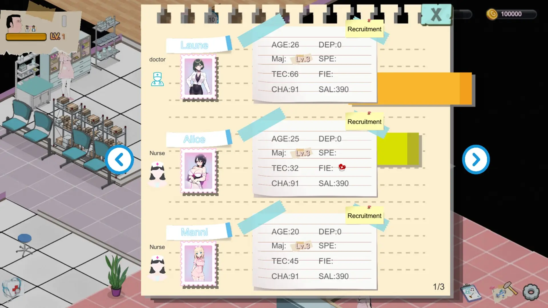 BM General Hospital gameplay screenshot 6 (Ren'Py adult game) by zzzgame – free download