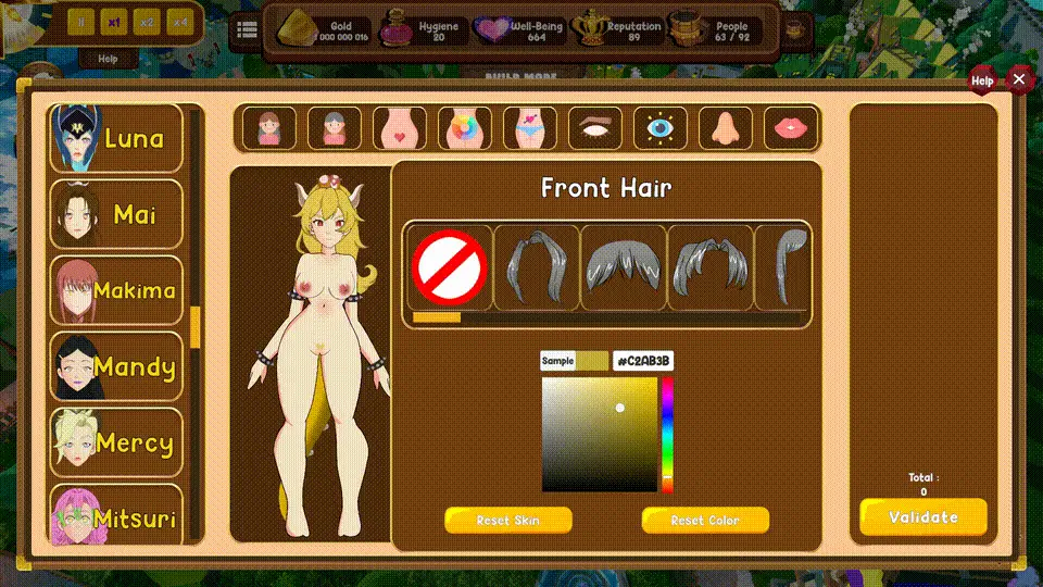 Nymphomania Fantasy Town gameplay screenshot 5 (Ren'Py adult game) by Unifox Game Studio – free download