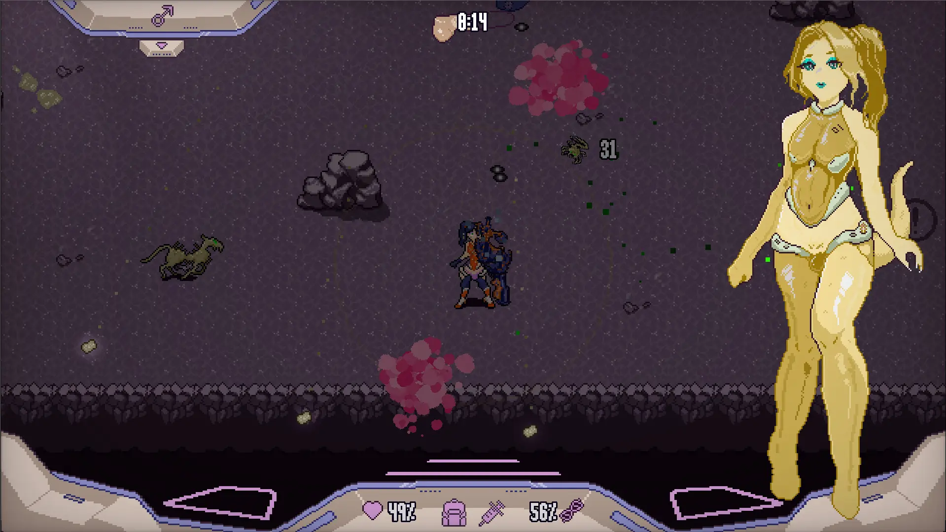 MetaMorph gameplay screenshot 5 (Godot adult game) by Balledra games – free download