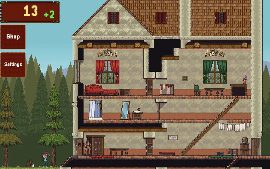 Idle Brothel gameplay screenshot 5 (Ren'Py adult game) by Probane – free download