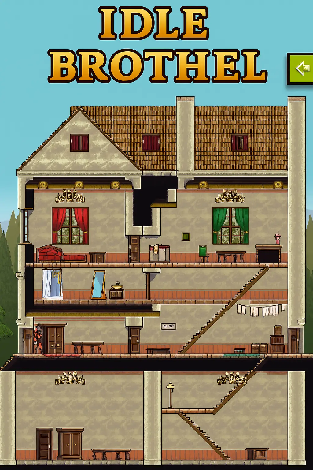 Idle Brothel cover 0.3 – Ren'Py adult game by Probane free download