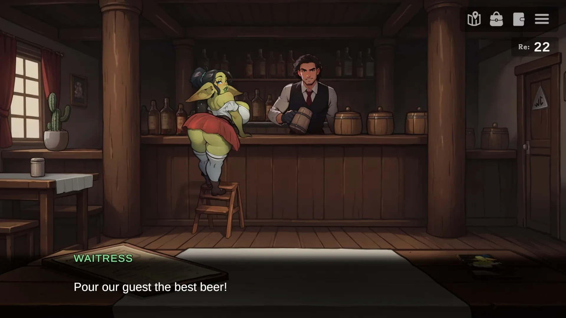 NTR Isekai gameplay screenshot 6 (Ren'Py adult game) by IsekaiFactory – free download