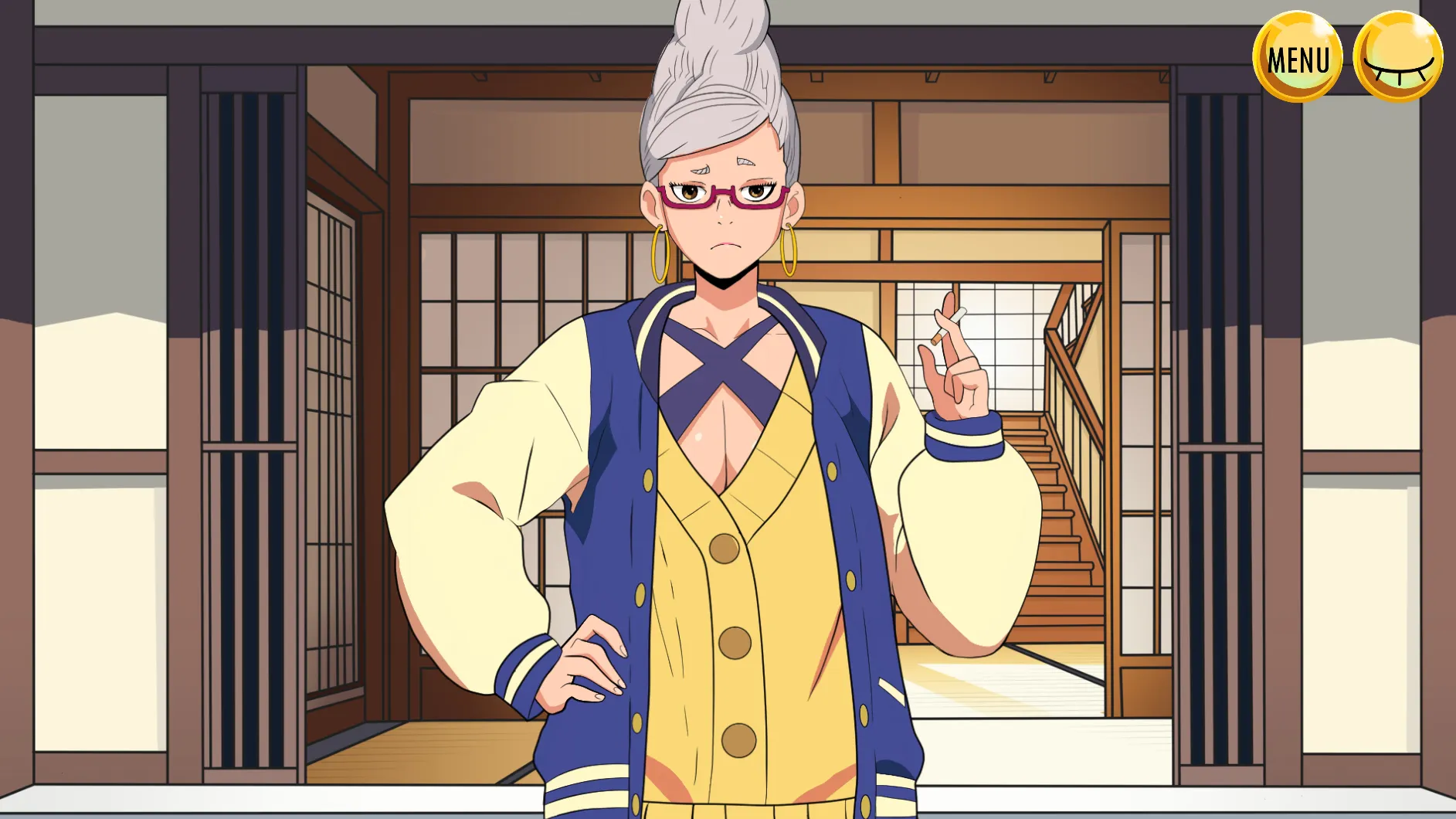 Ero-Card Showdown, Yokai Edition gameplay screenshot 4 (Ren'Py adult game) by melongungames – free download