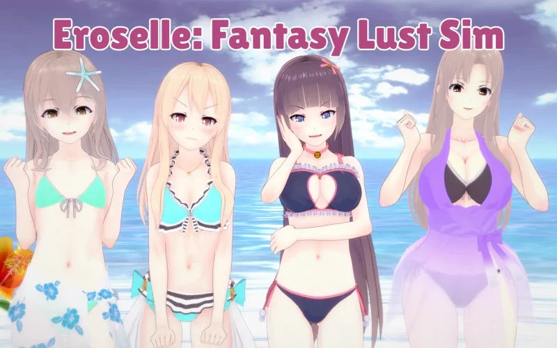 Eroselle Fantasy Lust Sim cover 0.3.2 – Ren'Py adult game by Lust Works Studio free download
