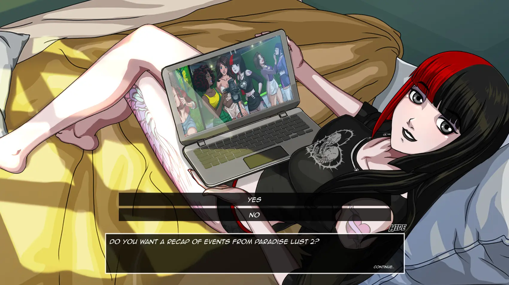 Paradise Lust 3 gameplay screenshot 8 (Ren'Py adult game) by Flexible Media – free download